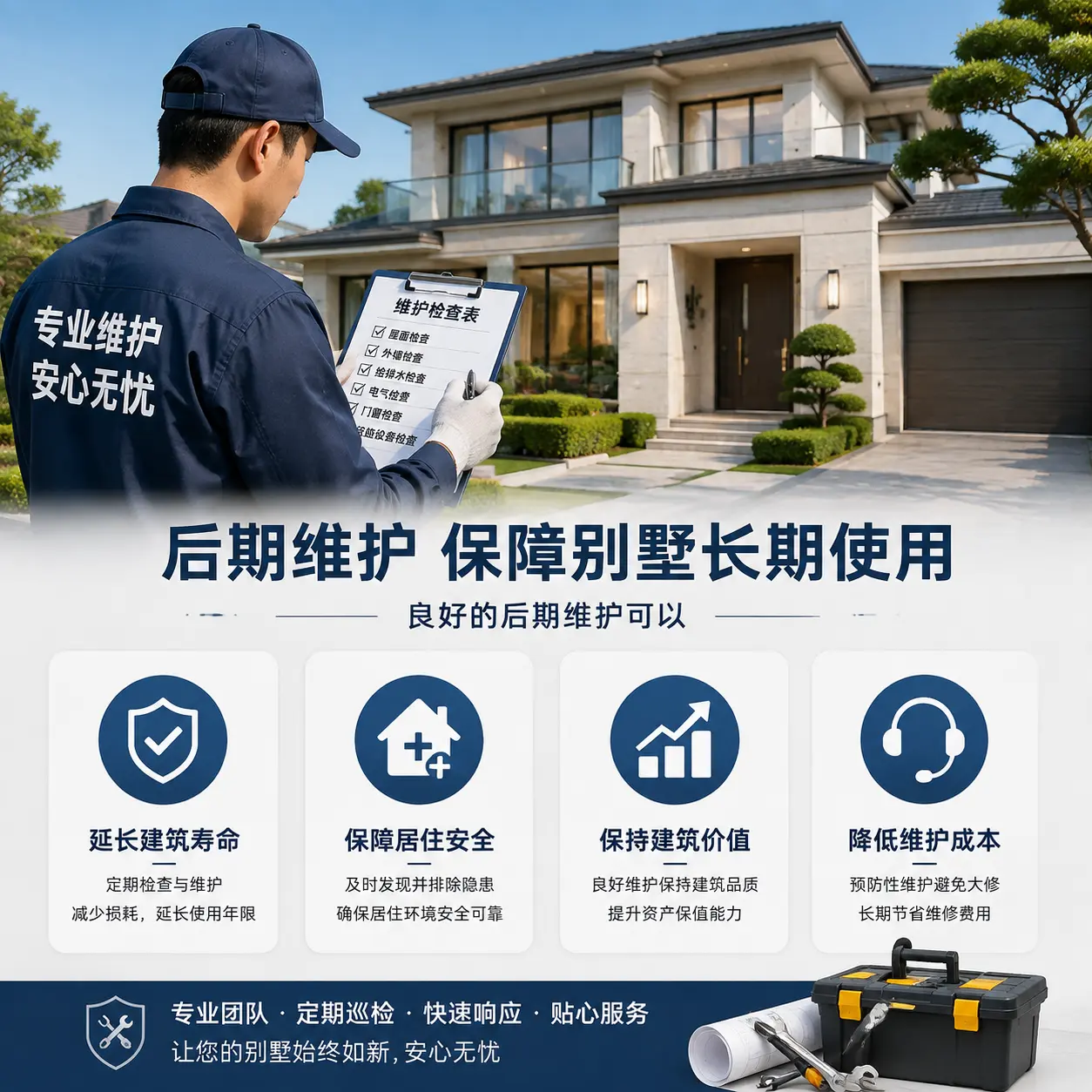 别墅建造公司推荐： 黔东南 施工质量的关键要素