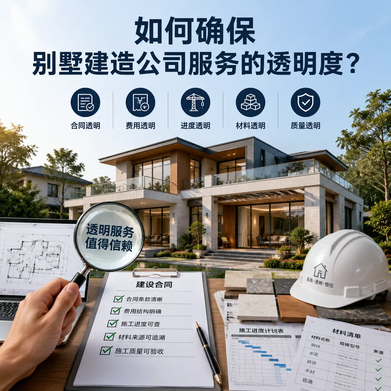 在 黔东南 如何确保别墅建造公司服务的透明度？