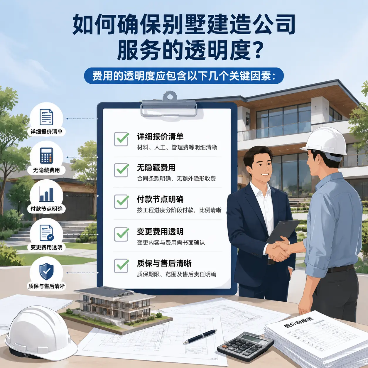 在 黔东南 如何确保别墅建造公司服务的透明度？