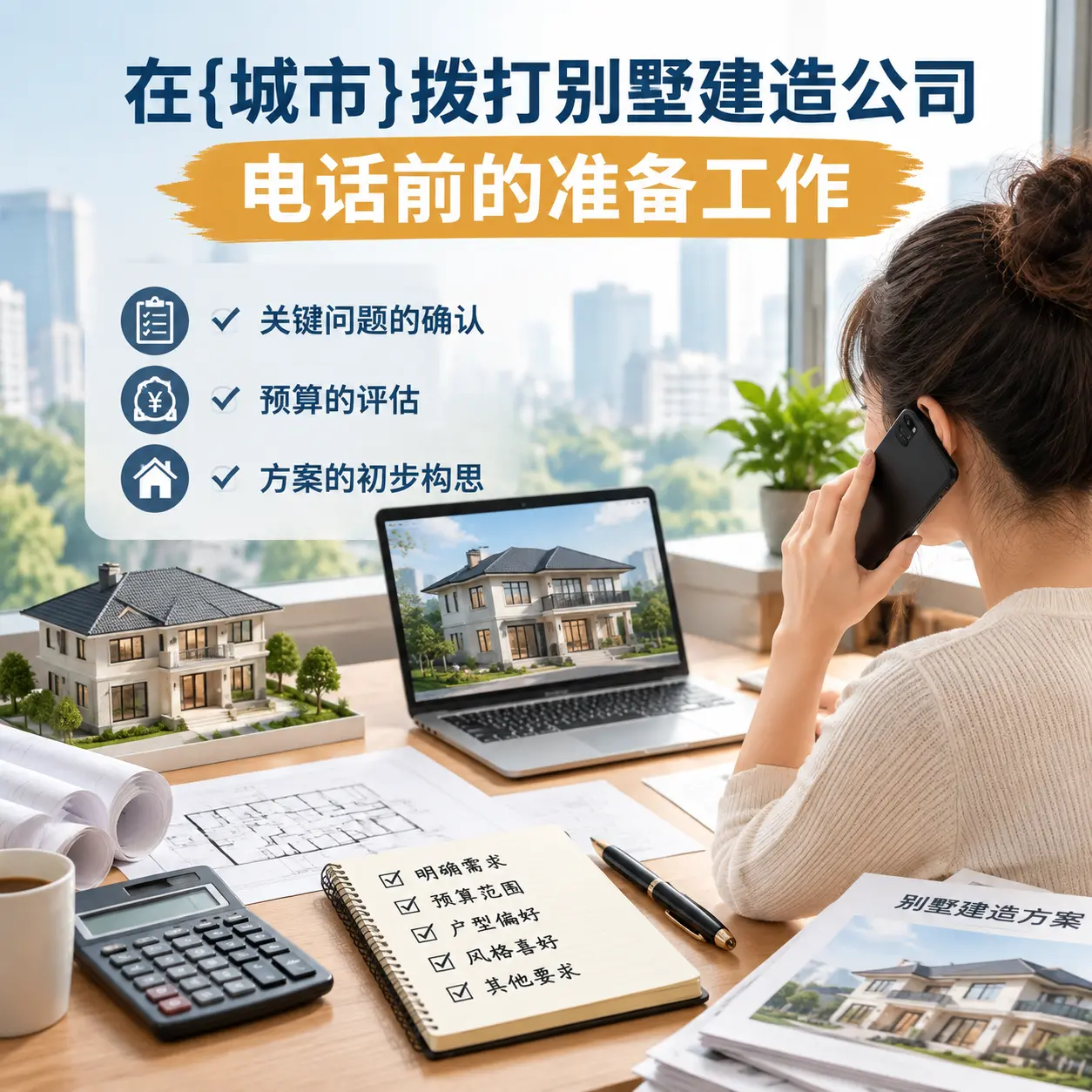 在黔东南拨打别墅建造公司电话前的准备工作