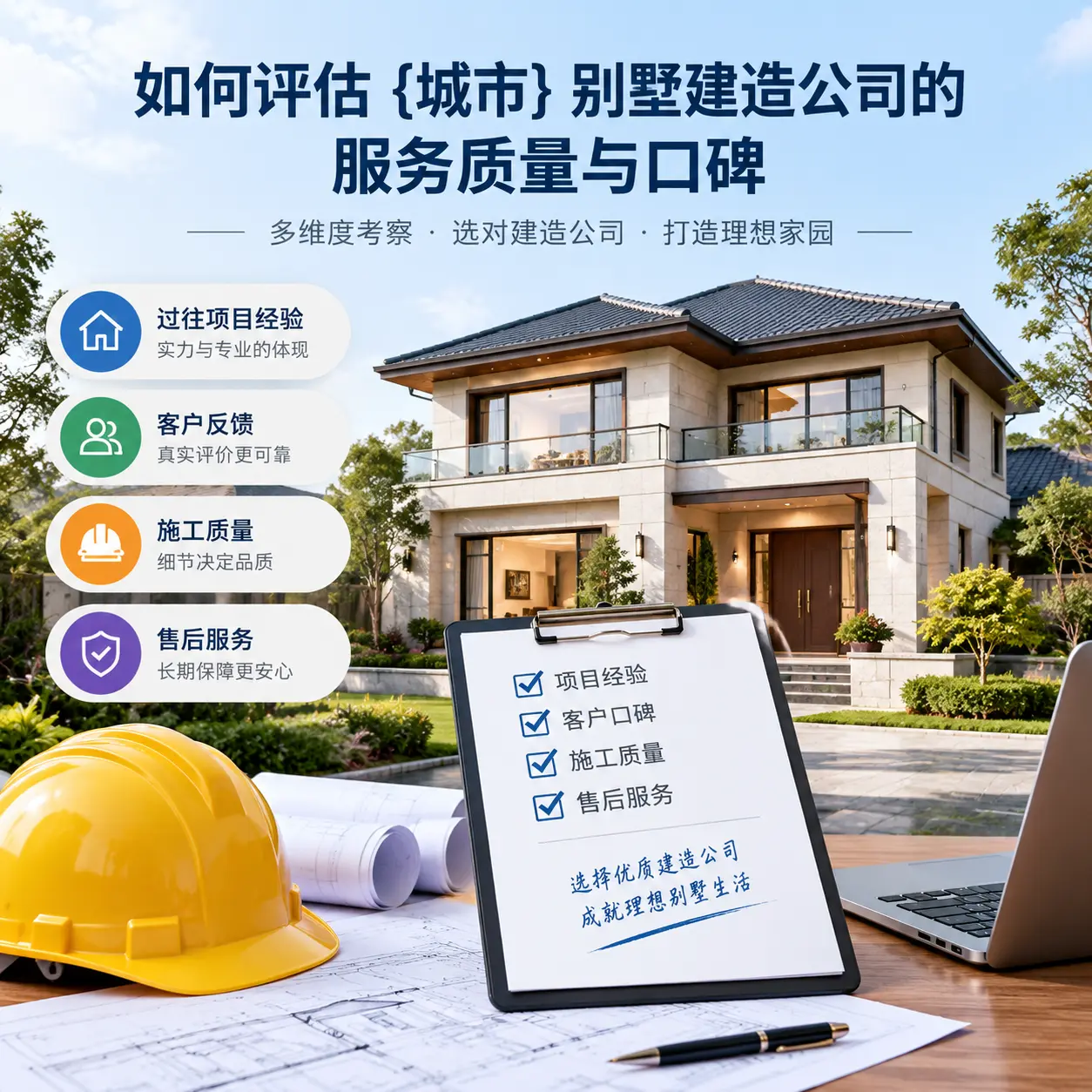 如何评估 黔东南 别墅建造公司的服务质量与口碑