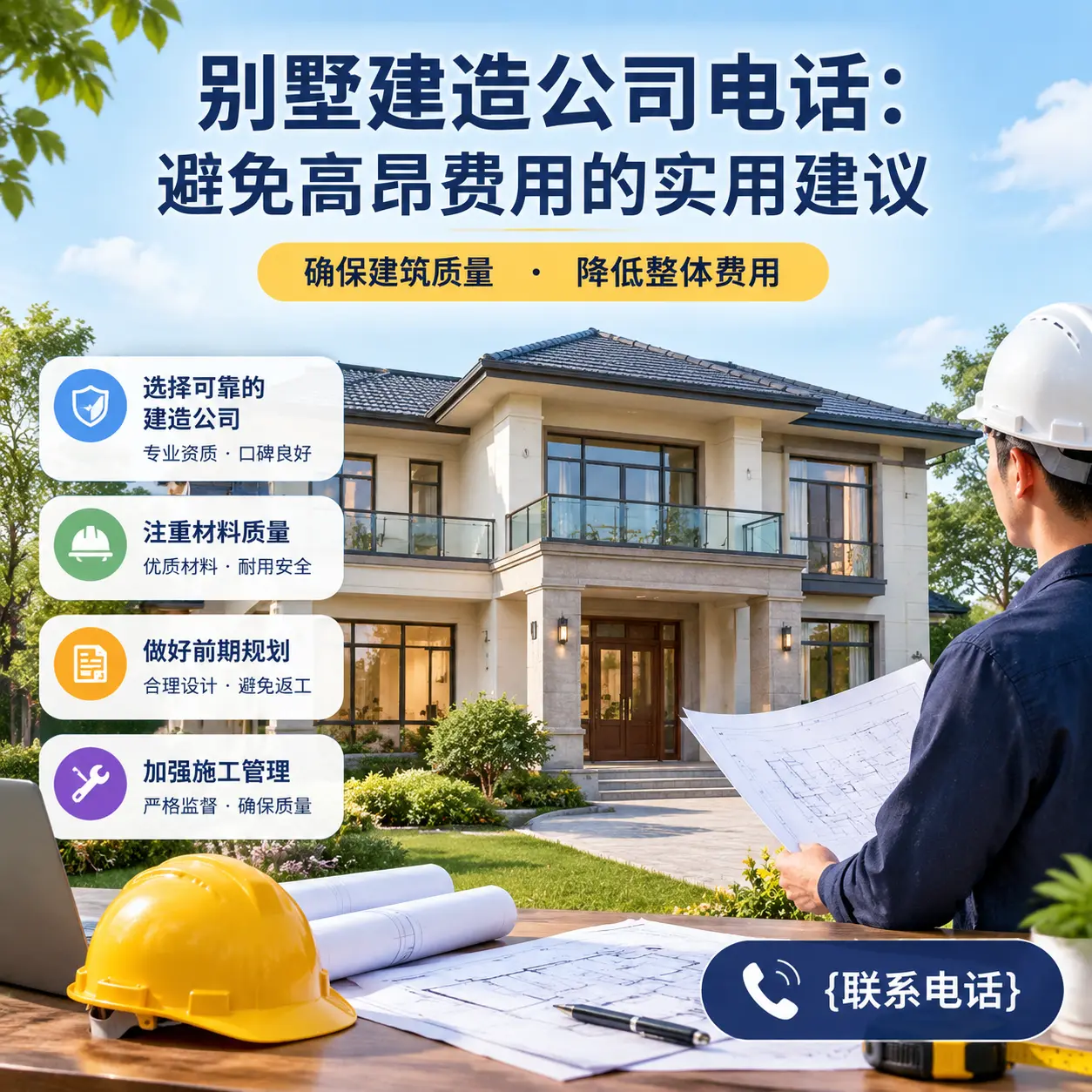 黔东南别墅建造公司电话:避免高昂费用的实用建议