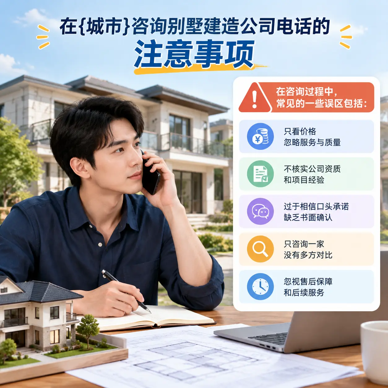 在黔东南咨询别墅建造公司电话的注意事项