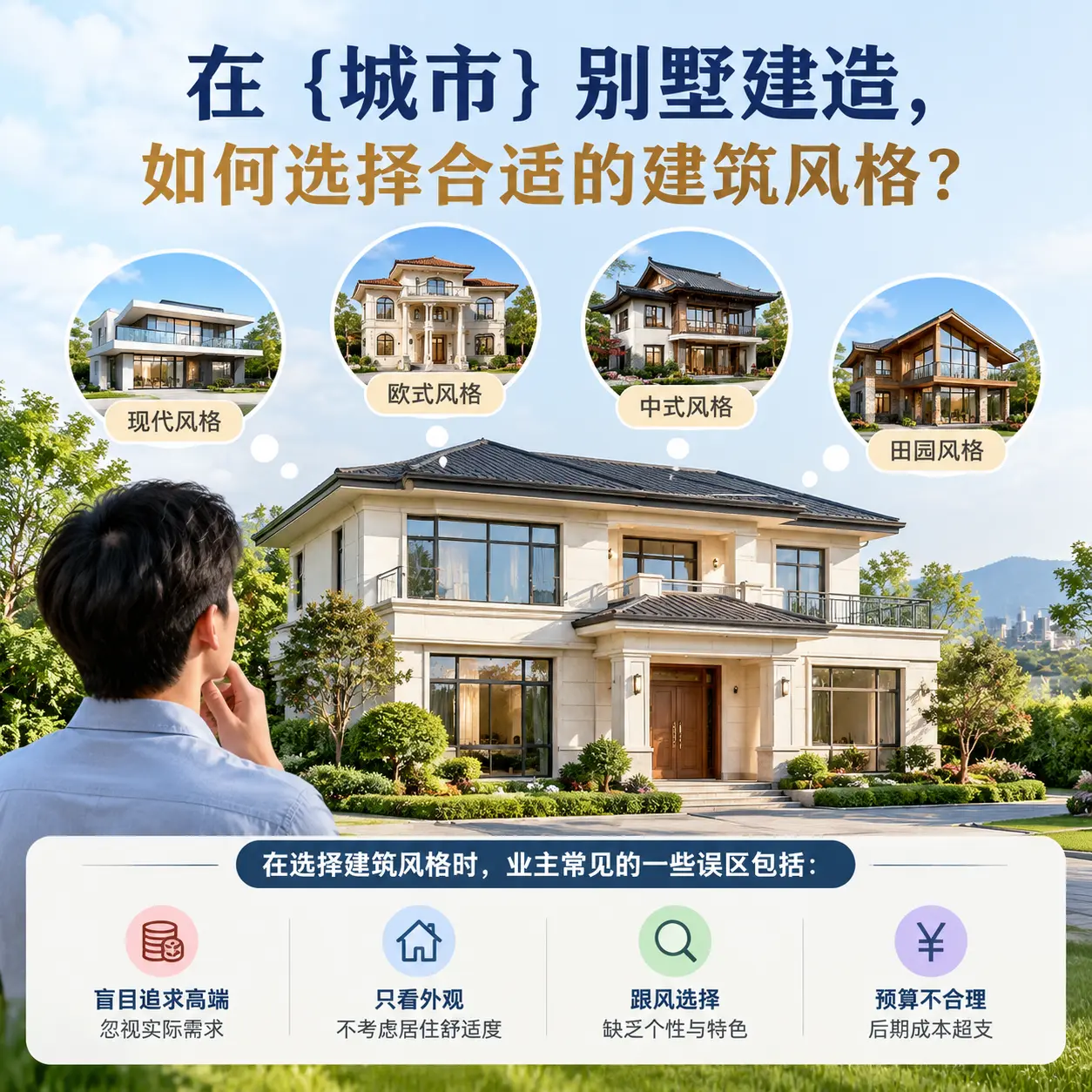 在 黔东南 别墅建造，如何选择合适的建筑风格？
